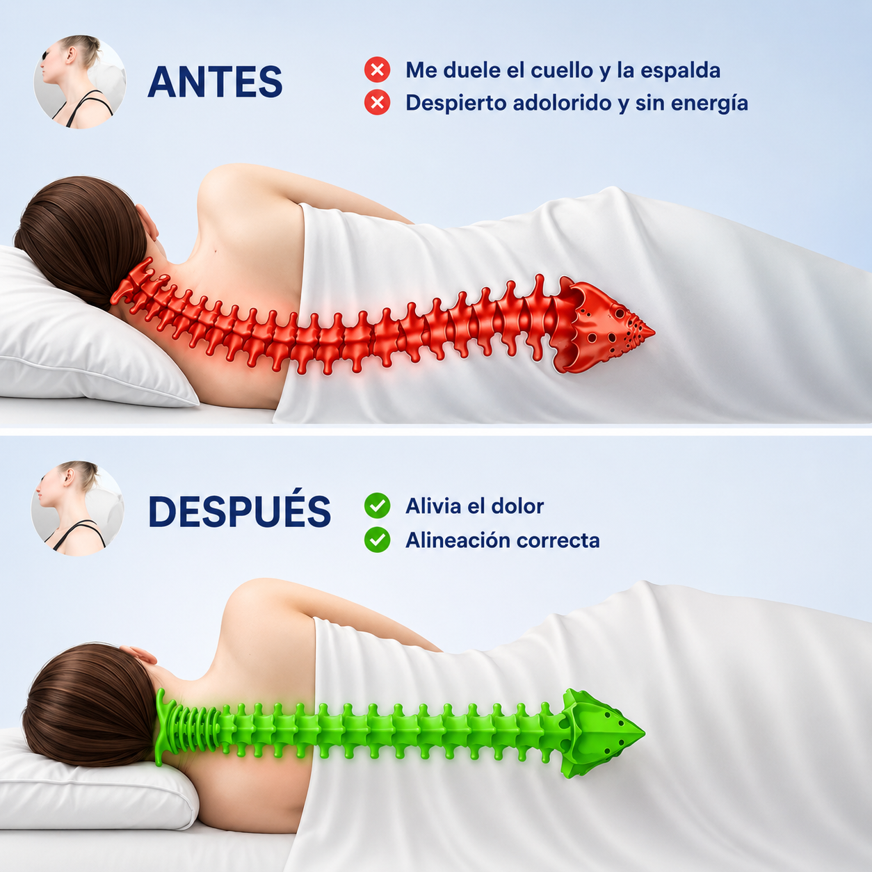 Novasleep™ - Almohada Cervical Ergonómica