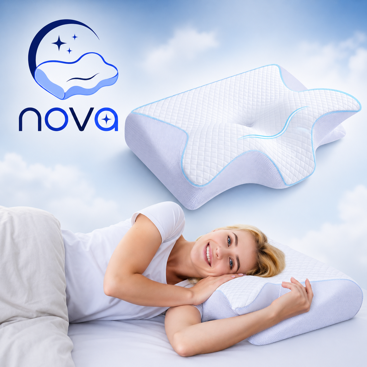 Novasleep™ - Almohada Cervical Ergonómica